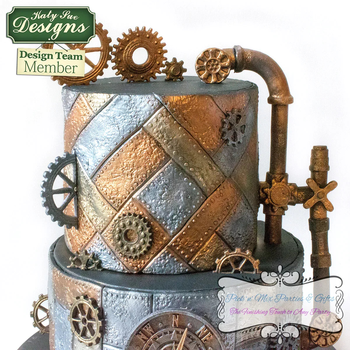 Distressed Cogs Silicone Mould