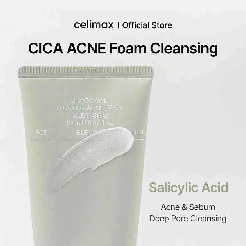 Celimax Ji Woo Gae Cica BHA Foam 150ml