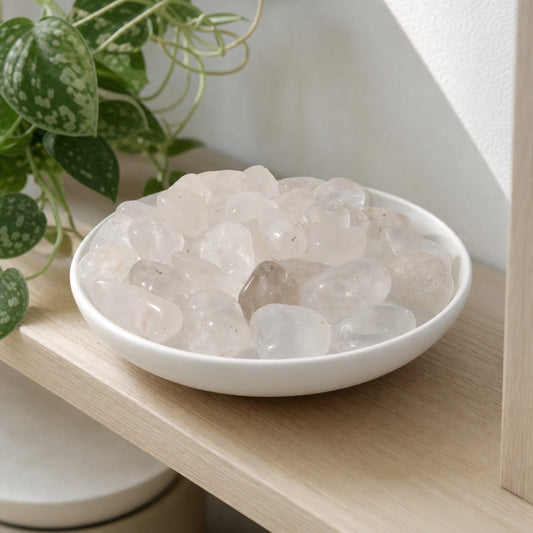 Clear Quartz B Tumbled Stones