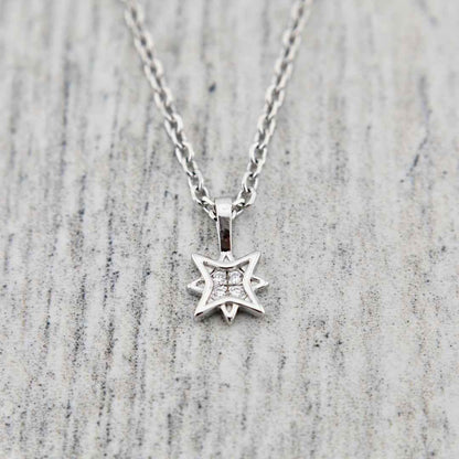 Collier Étoile du Nord en argent sterling