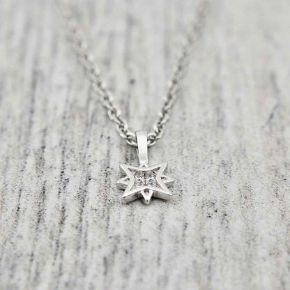 Collier Étoile du Nord en argent sterling