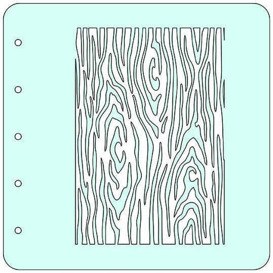 Nellie's Choice Stencil A6 For Magnetic Colour Set Bark
