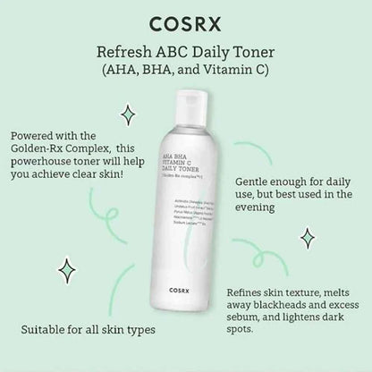 COSRX Refresh AHA BHA Vitamin C Booster Toner 150ml