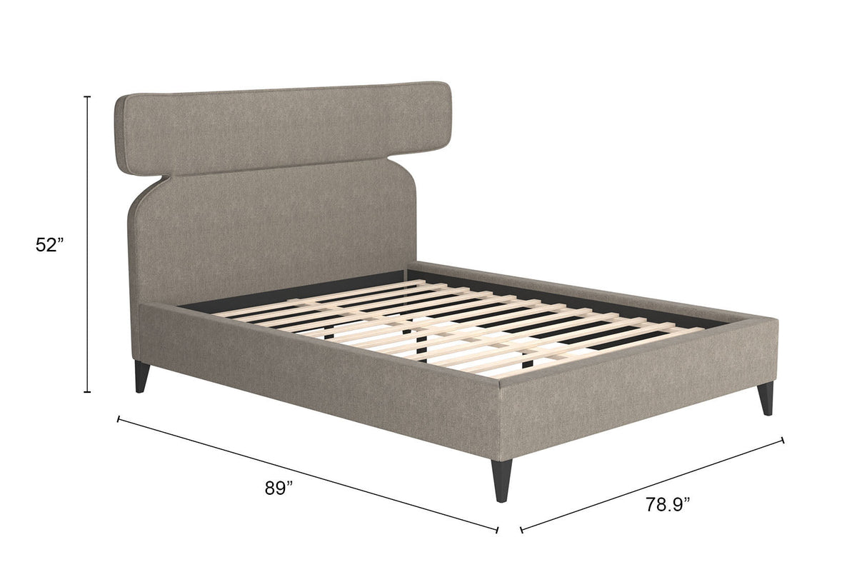 Grove Performance Grade Platform Bed - Taupe