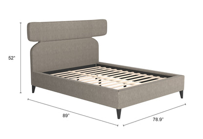 Grove Performance Grade Platform Bed - Taupe
