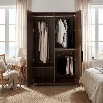 Dalumd Two-Door Wooden Wardrobe