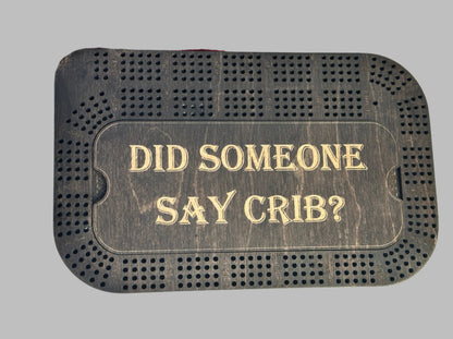Compact Design Personalized Cribbage Board