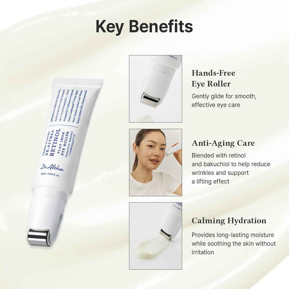 Dr.Althea Retinol Flat Iron Eye Roller 25ml