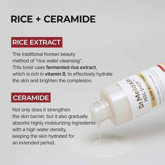 Dr.Melaxin Peel Shot Glow White Rice Toner 200ml
