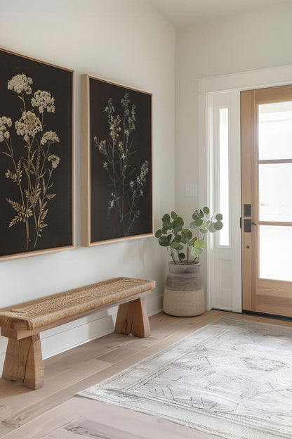 DUO KOSTBARE BLUMEN (2 Werke auf gespannter Leinwand)