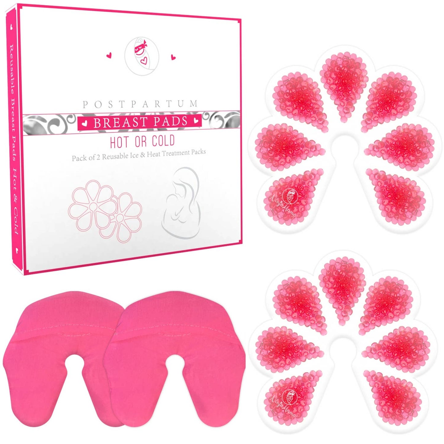 Ninja Mama Breast Therapy Packs - Pack Of 2 (Hot Or Cold)