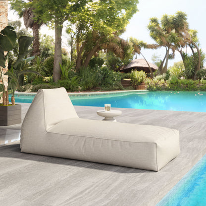 Veranda Indoor/Outdoor Chaise Lounger - Beige
