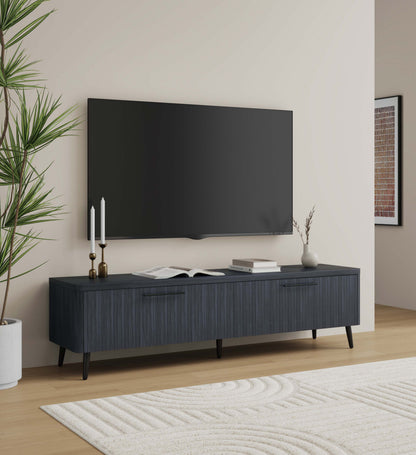 Tempo 69" Fluted TV Stand with 2 Drawers - Multiple Color Options