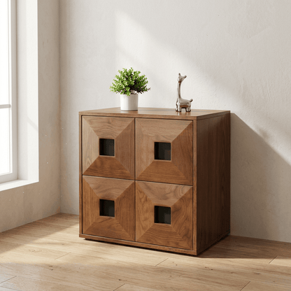 Finn Stackable Walnut Storage