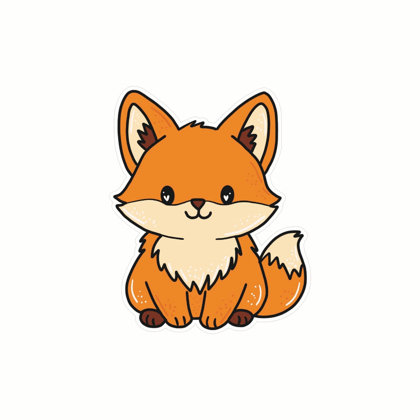 Cute Fox Sticker
