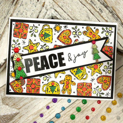 For the Love of Stamps - Christmas Overlay Sentiments