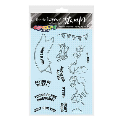For The Love Of Stamps - Wheel Surprise - Flying By To Say
