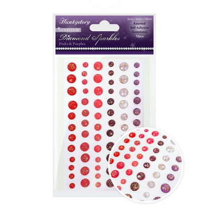 Diamond Sparkles Gemstones - Gold Leaf