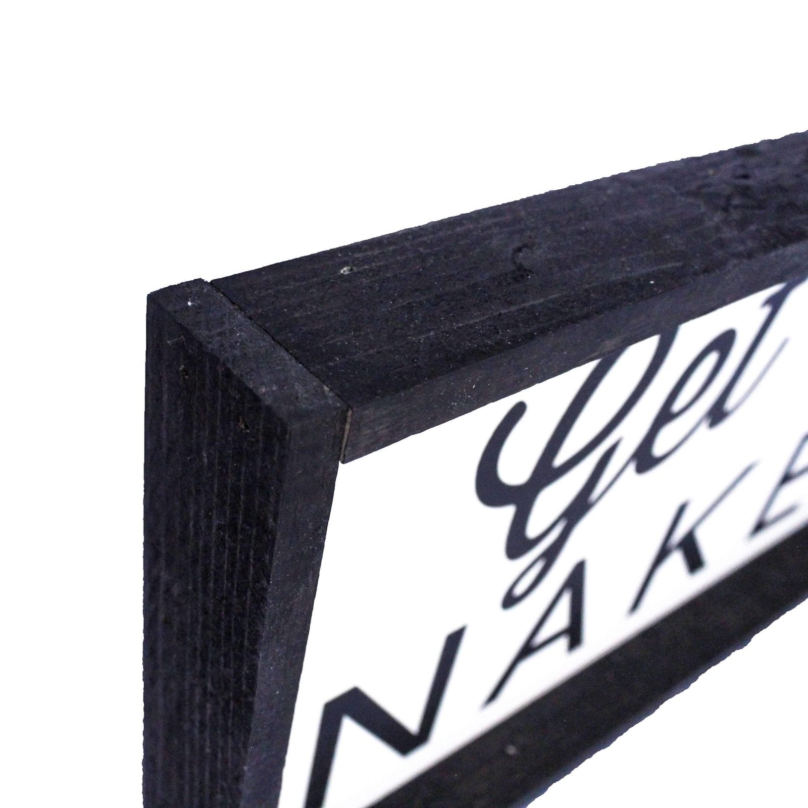 Get Naked Wood Sign - AURABAGS SHOP