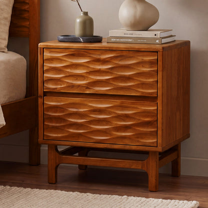 Elara Solid Wood Nightstand
