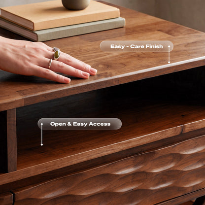 Elara Wooden Coffee Table