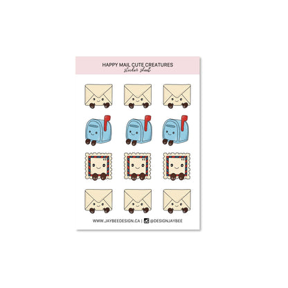 Happy Mail Mini Sticker Sheet