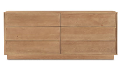 Harlow 6 Drawer Dresser Natural