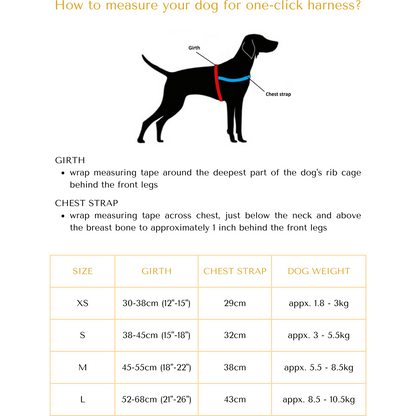 Carnegie Plaid Red One-Click Dog Harness
