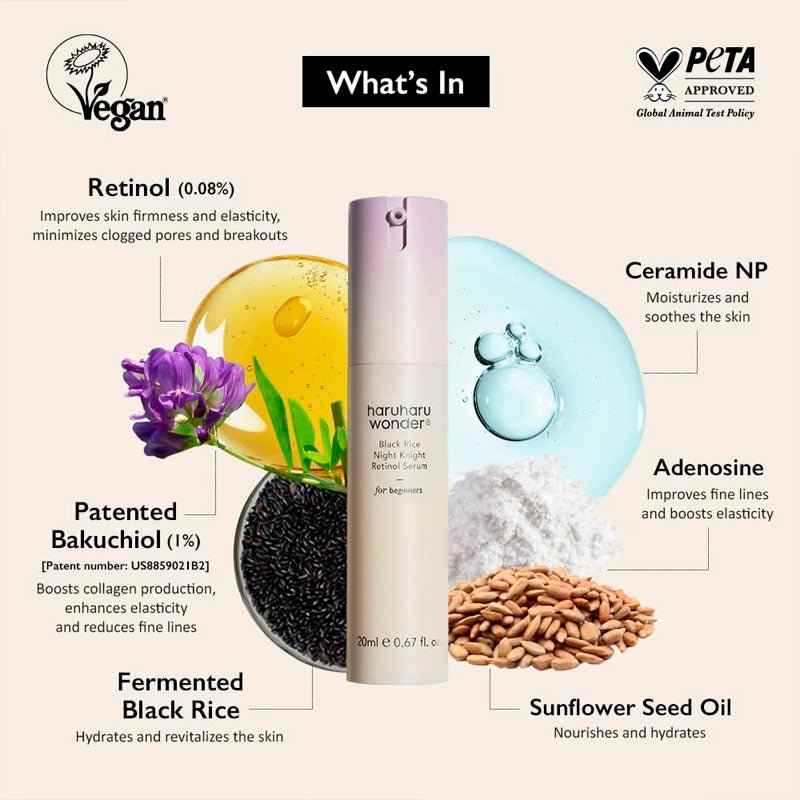 Haruharu Wonder Black Rice Night Knight Retinol Serum 20ml