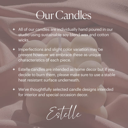 Mini Soy Bubble Candle Set | Unscented Home Decor, Wedding Favors