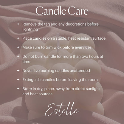 Hibiscus Flower Ball Candle | Decorative Soy Wax, Unscented