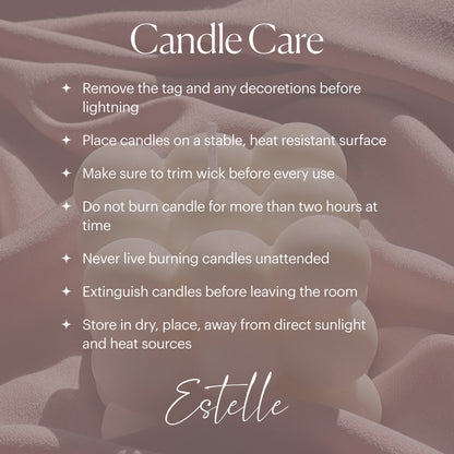 Handmade Diamond Vase Candle | Boho Home Decor