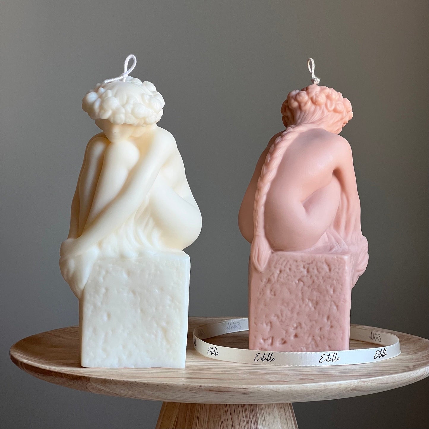 Skulpturale Frauenbüste Kerze | Sojawachs Statuenkerze