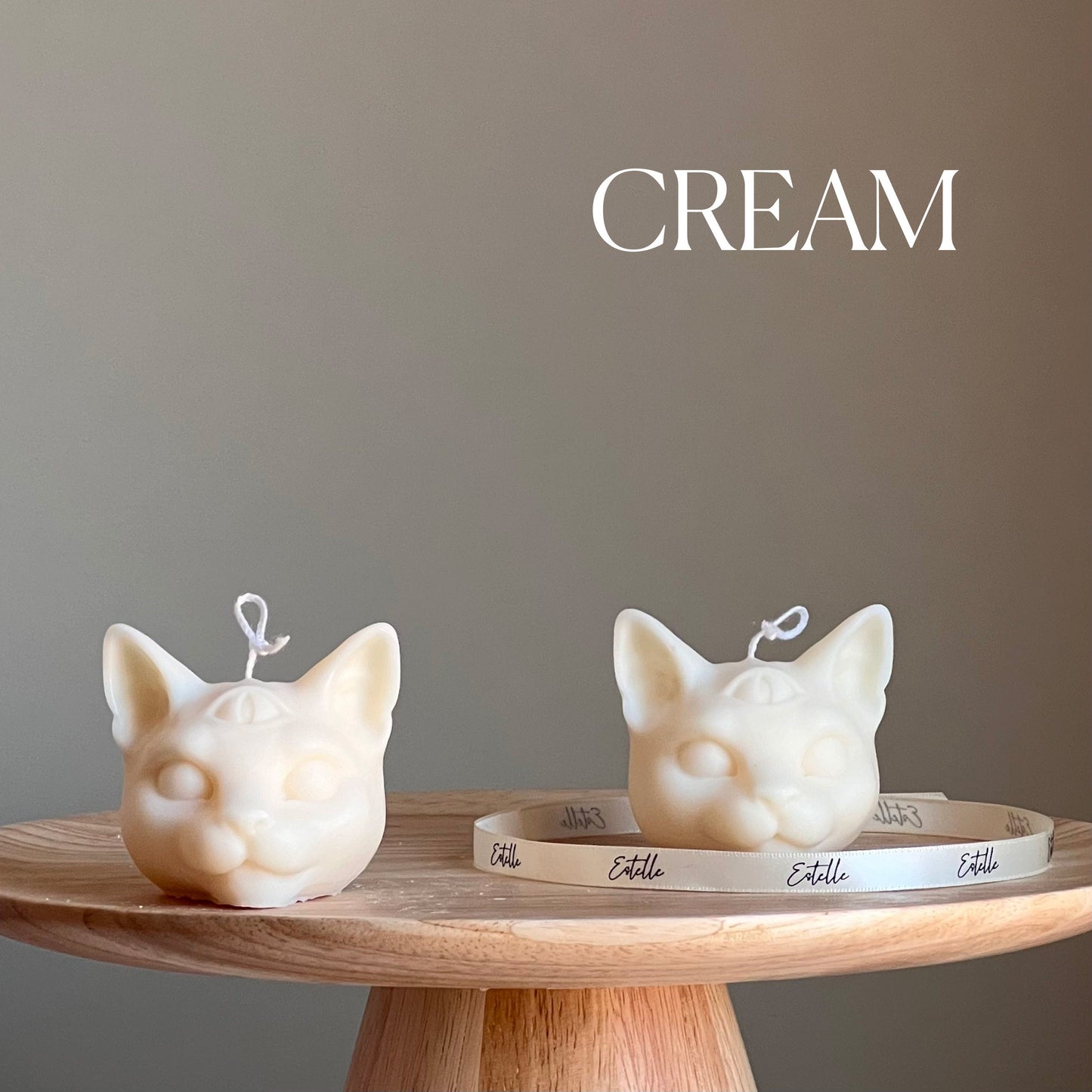 手作り猫ヘッドソイキャンドル：トレンドのインテリア