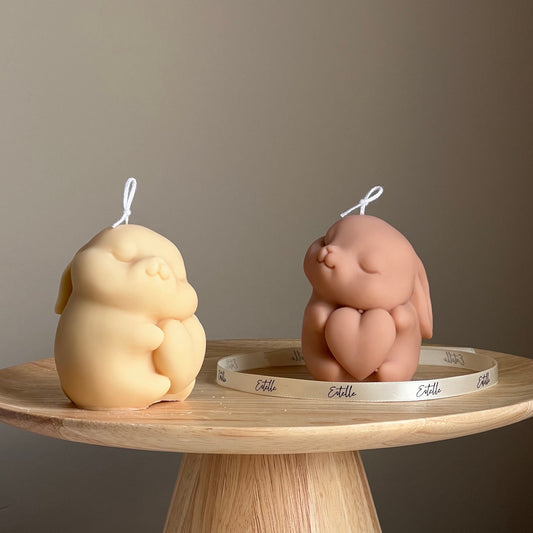 うさぎのソイキャンドル | 赤ちゃん部屋の飾り付け、ヴィーガンギフト