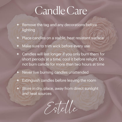 Twist Column Soy Pillar Candle: Handmade Home Decor