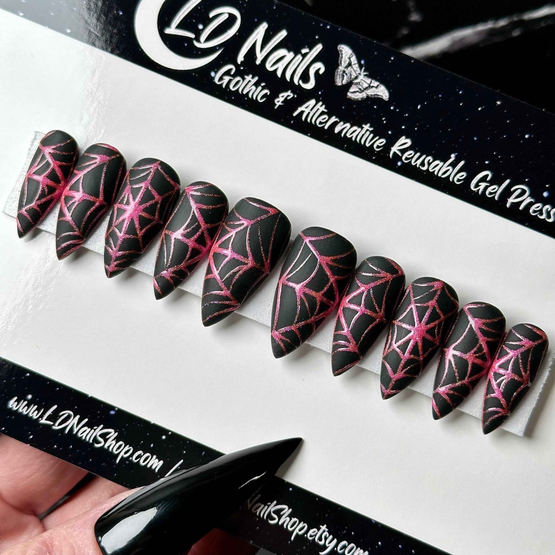 Pink Holo Webs