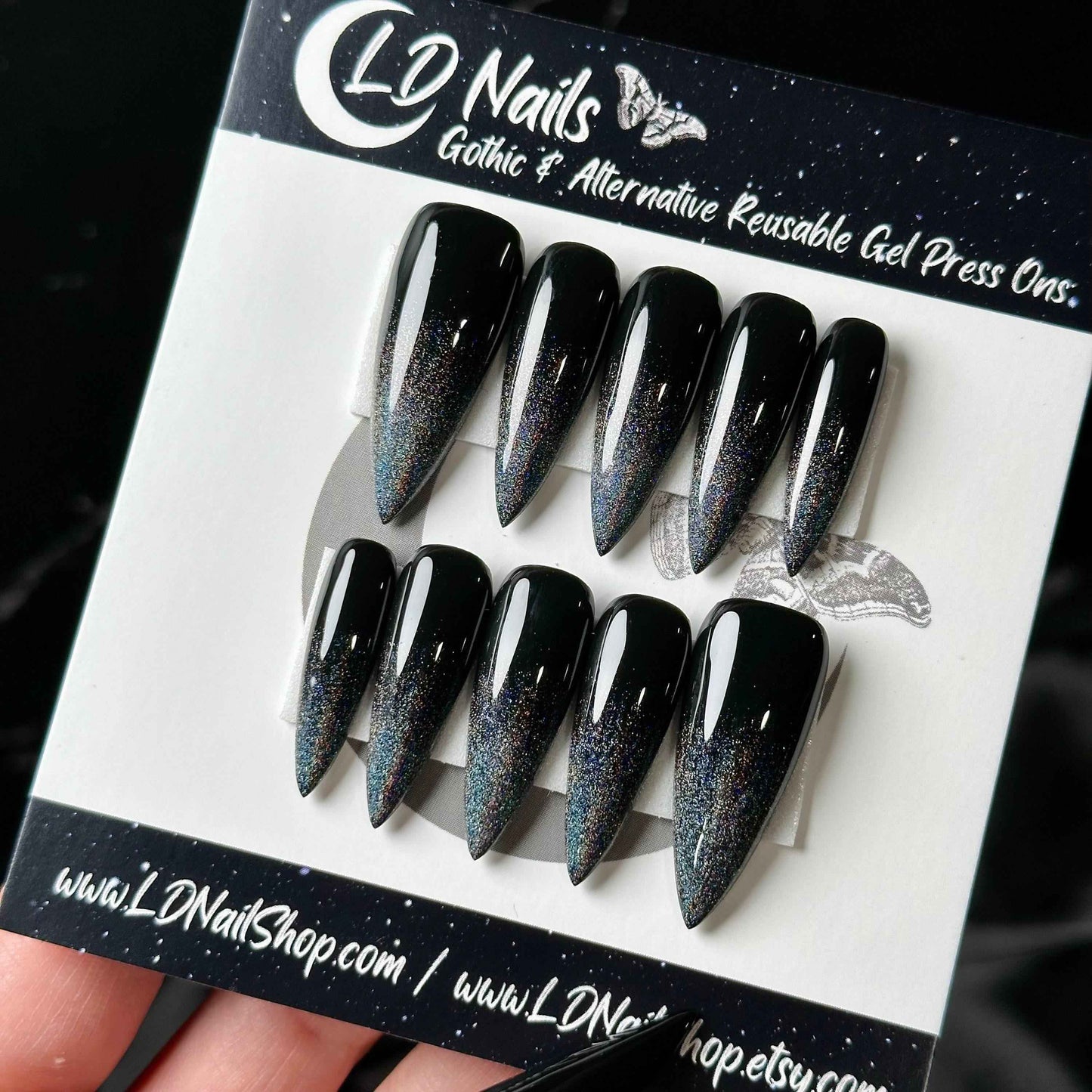 Holo Black Ombré