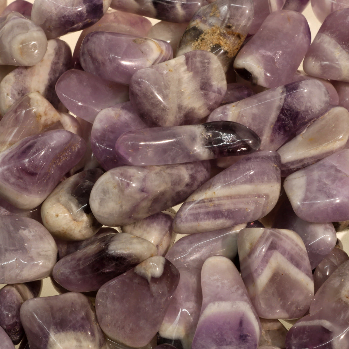 Amethyst Chevron A Tumbled Stones