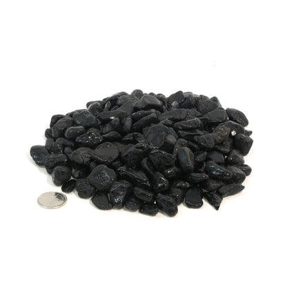 Black Tourmaline A Tumbled Stones