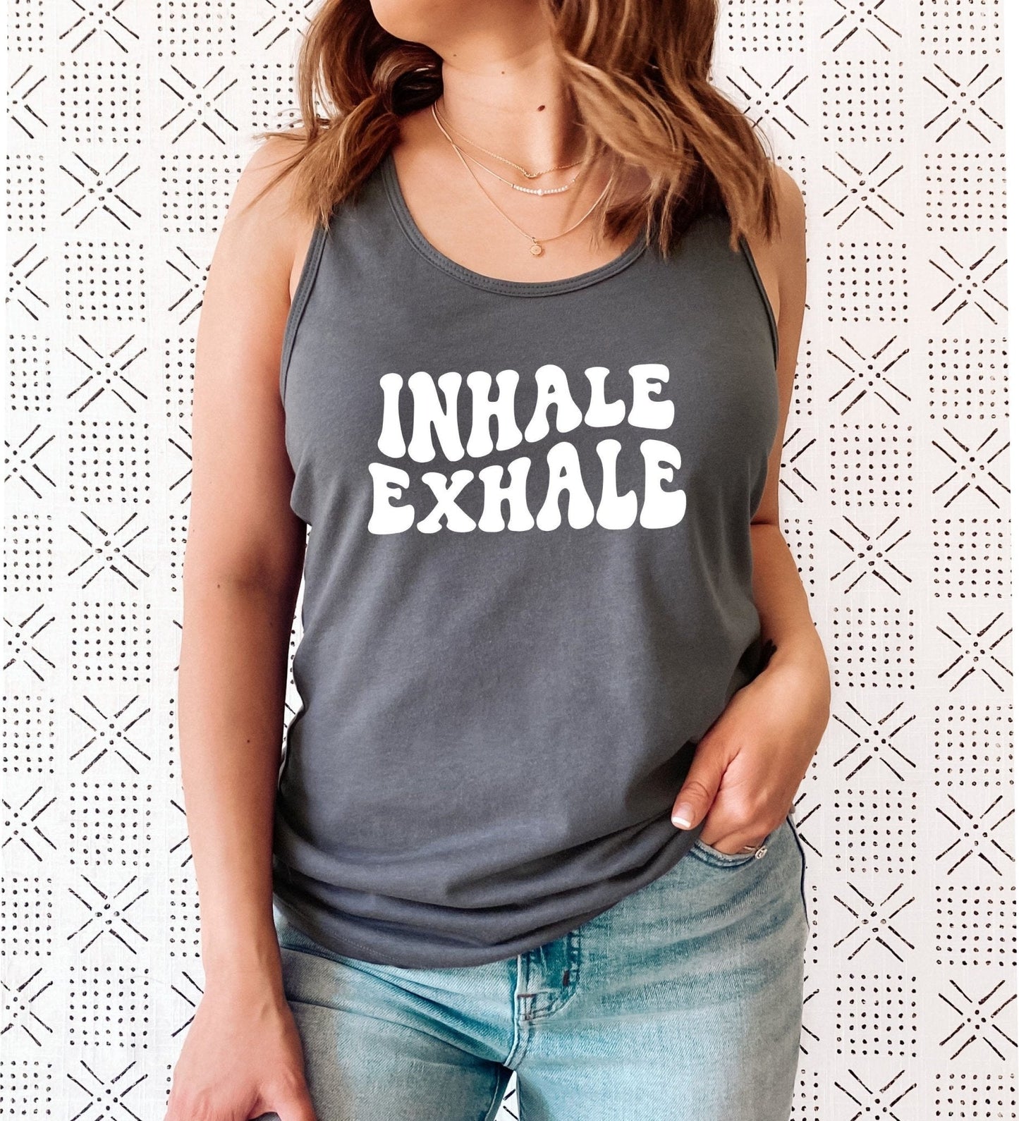 Inhale Exhale Yoga Tank Top