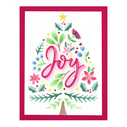 Layered Joy Tree Stencils from the Layered Christmas Stencils Collection