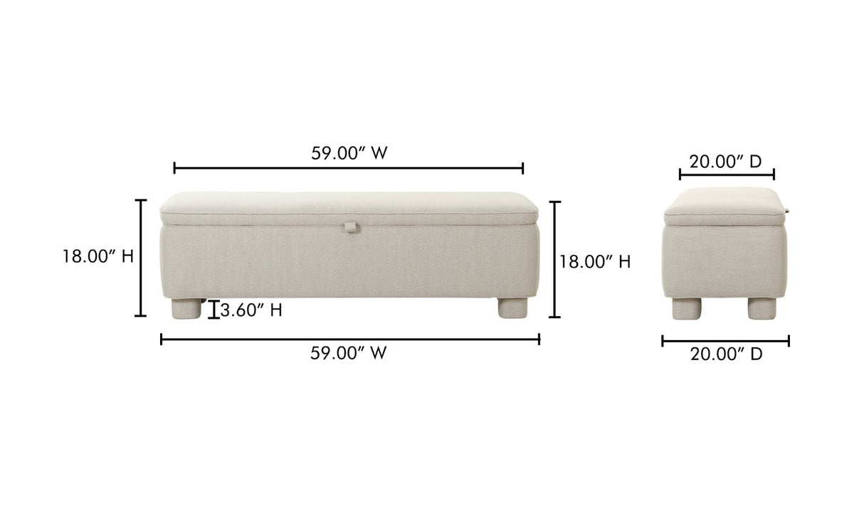 Isla Storage Bench