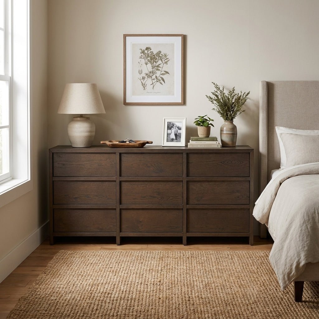 Jarrett 9 Drawer Dresser Brown