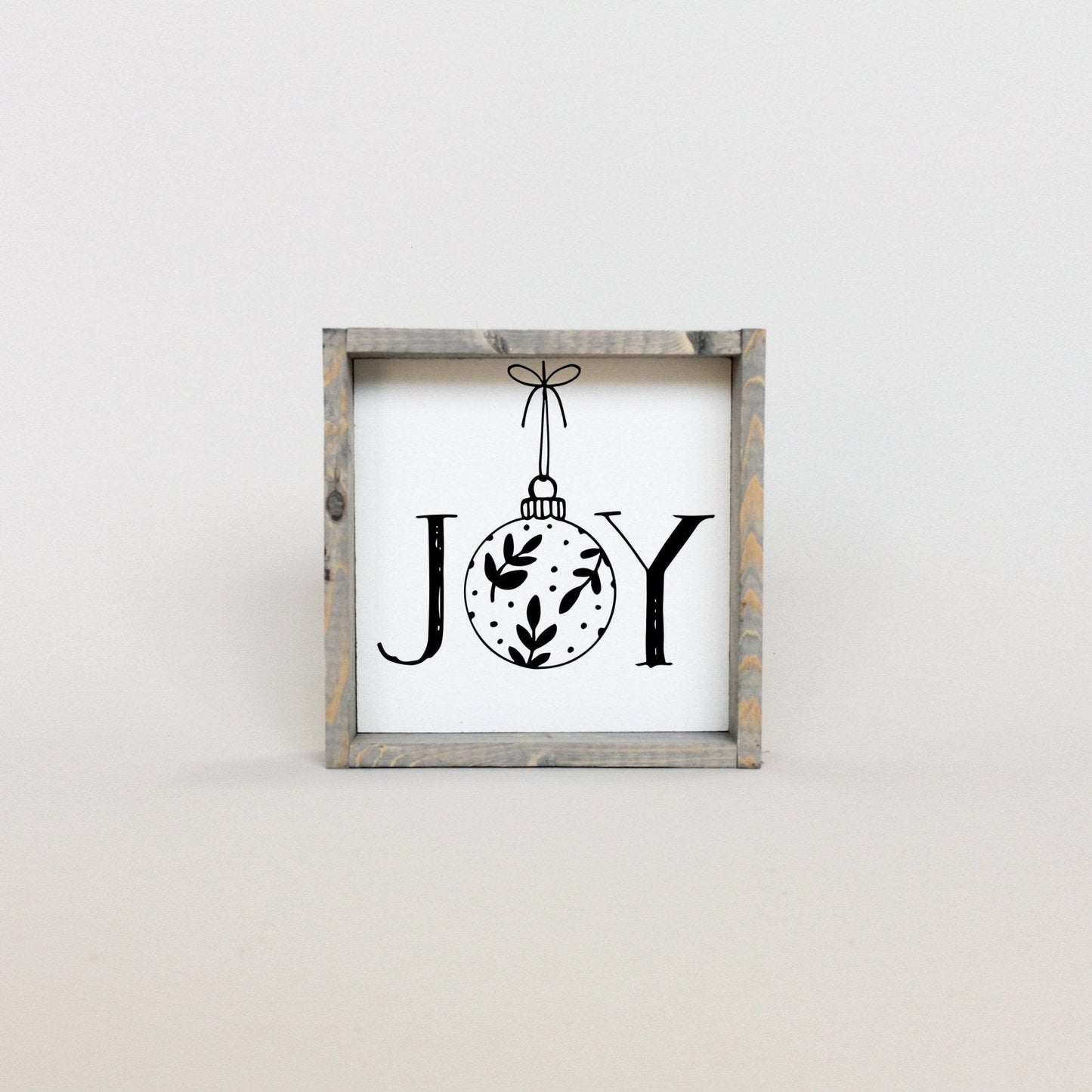 Joy Ornament Wood Sign - AURABAGS SHOP