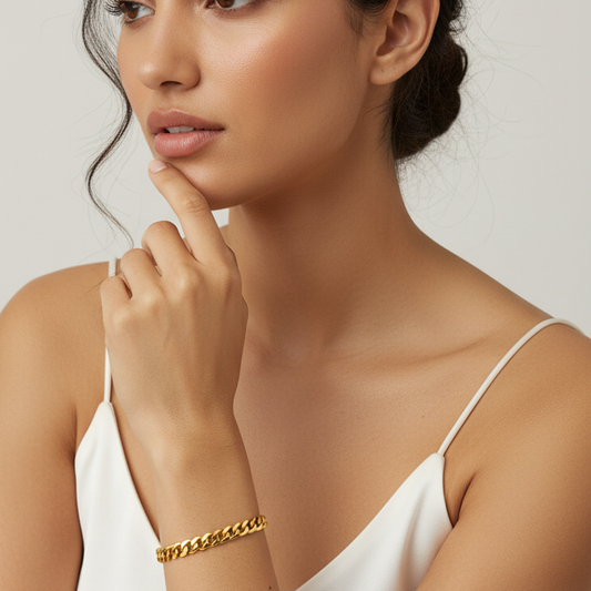 Classic Gold Cuban Bracelet