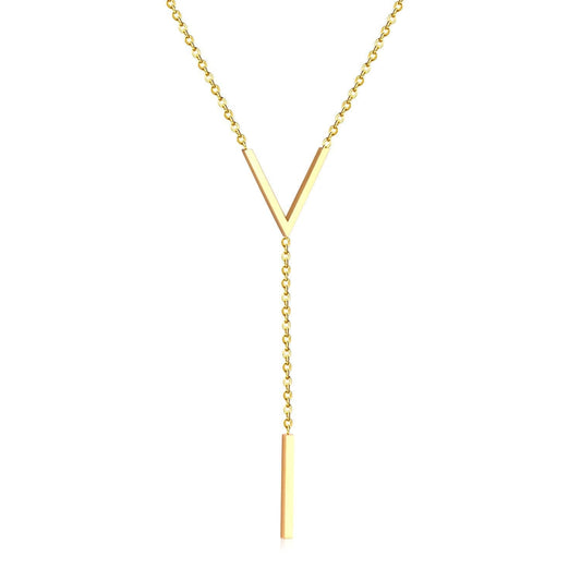 Geometric V-Link Choker