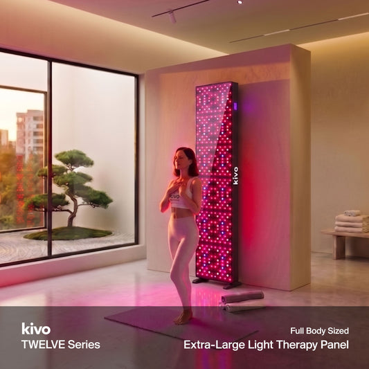 Kivo TWELVE Series - Extra Large Red Light Therapy Panel