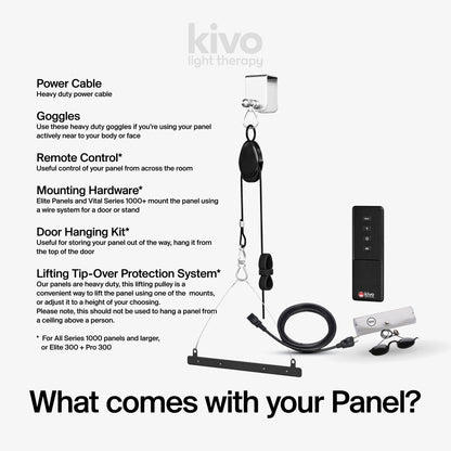 Kivo Pro 1000: Pro Medium Full Body Red Light Therapy Panel