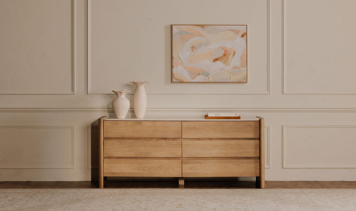Larsson 6 Drawer Dresser Natural